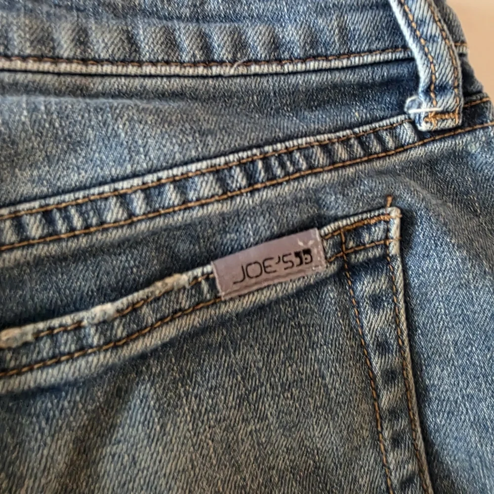 Joe's Jeans 28 Denim Short Distressed Blue Jean Shorts Factory Cut Off